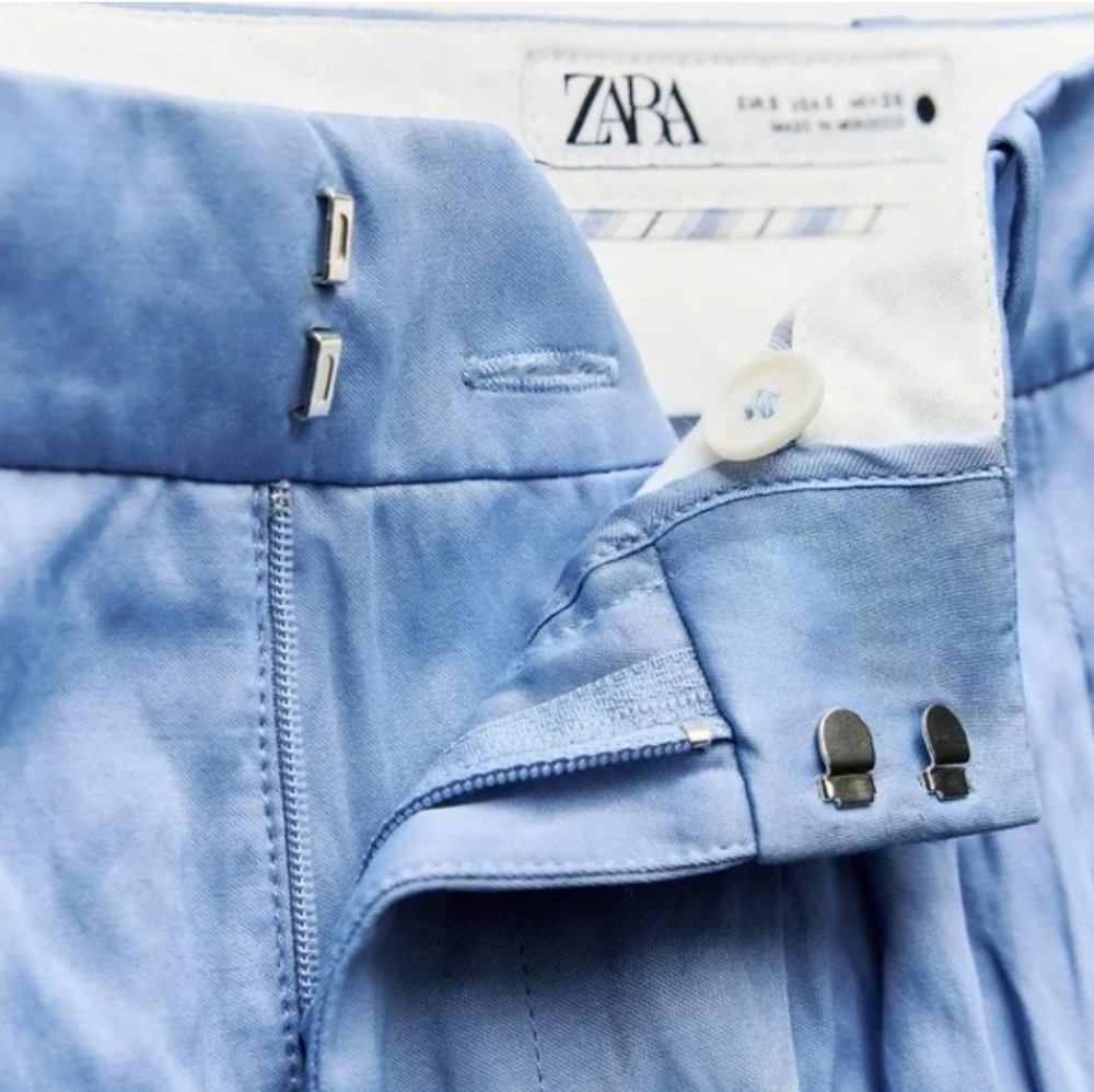 WRINKLED PLEATED PANTS SIZE M - Picture 7 of 7